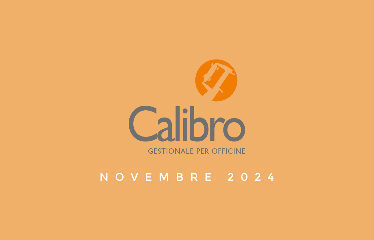 aggiornamenti calibro novembre 2024